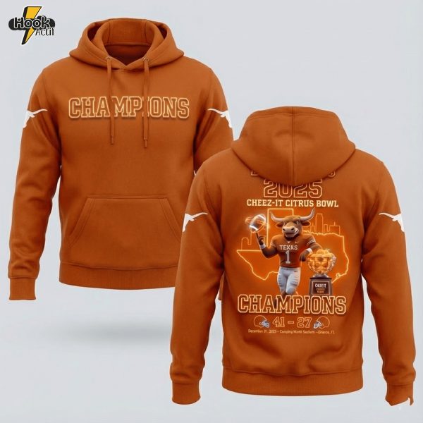 Texas Longhorns 2025 Citrus Bowl Champions Hoodie
