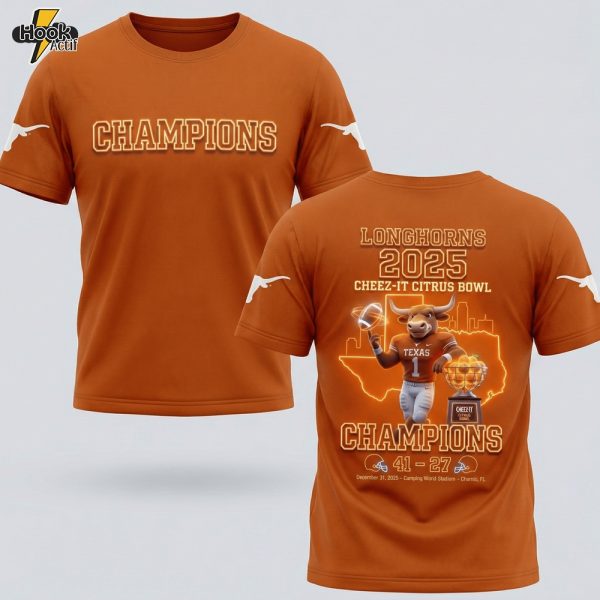 Texas Longhorns 2025 Citrus Bowl Champions Shirt