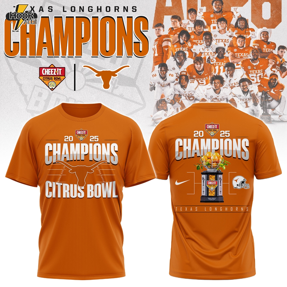 Texas Longhorns – Citrus Bowl Champions T-shirt Texas Longhorns – Citrus Bowl Champions T-shirt