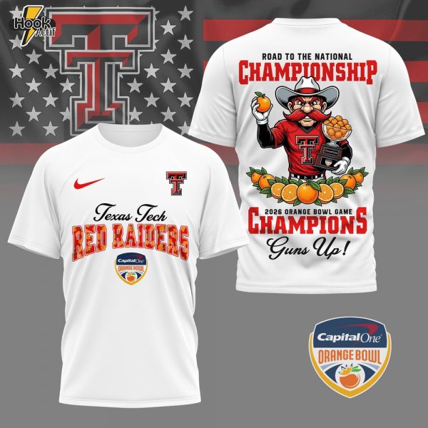 Texas Tech Red Raiders | Premium NCAA Orange Bowl Game Champions Shirt NY