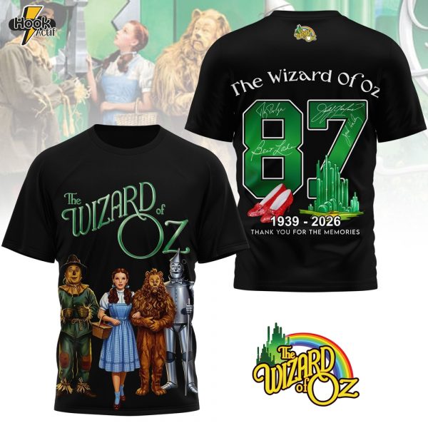 The Wizard Of Oz 87Th Anniversary Limited Edition 2026 Thank You For The Memories Shirt