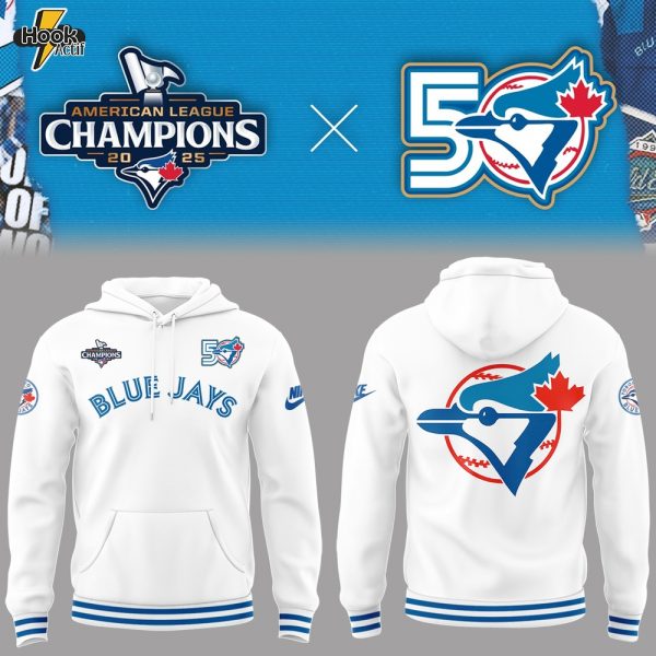 Toronto Blue Jays New Era White Historical Championship Hoodie - White