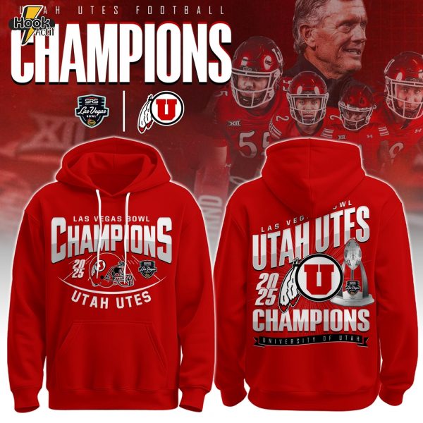 Utah Utes – Las Vegas Bowl Champions Hoodie