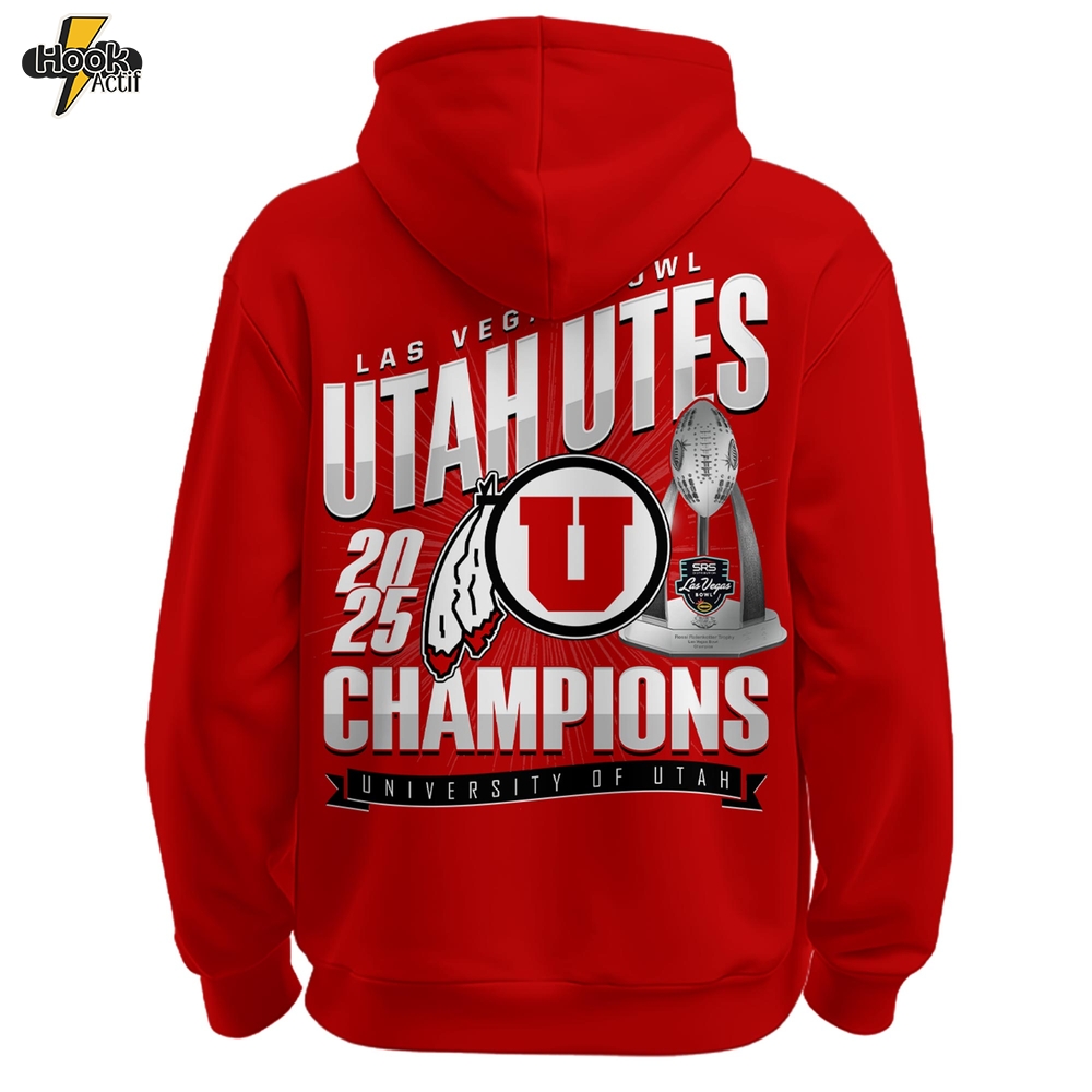 Utah Utes – Las Vegas Bowl Champions Hoodie Utah Utes – Las Vegas Bowl Champions Hoodie