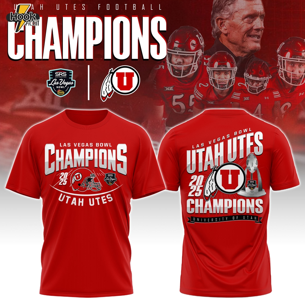 Utah Utes – Las Vegas Bowl Champions T-shirt Utah Utes – Las Vegas Bowl Champions T-shirt