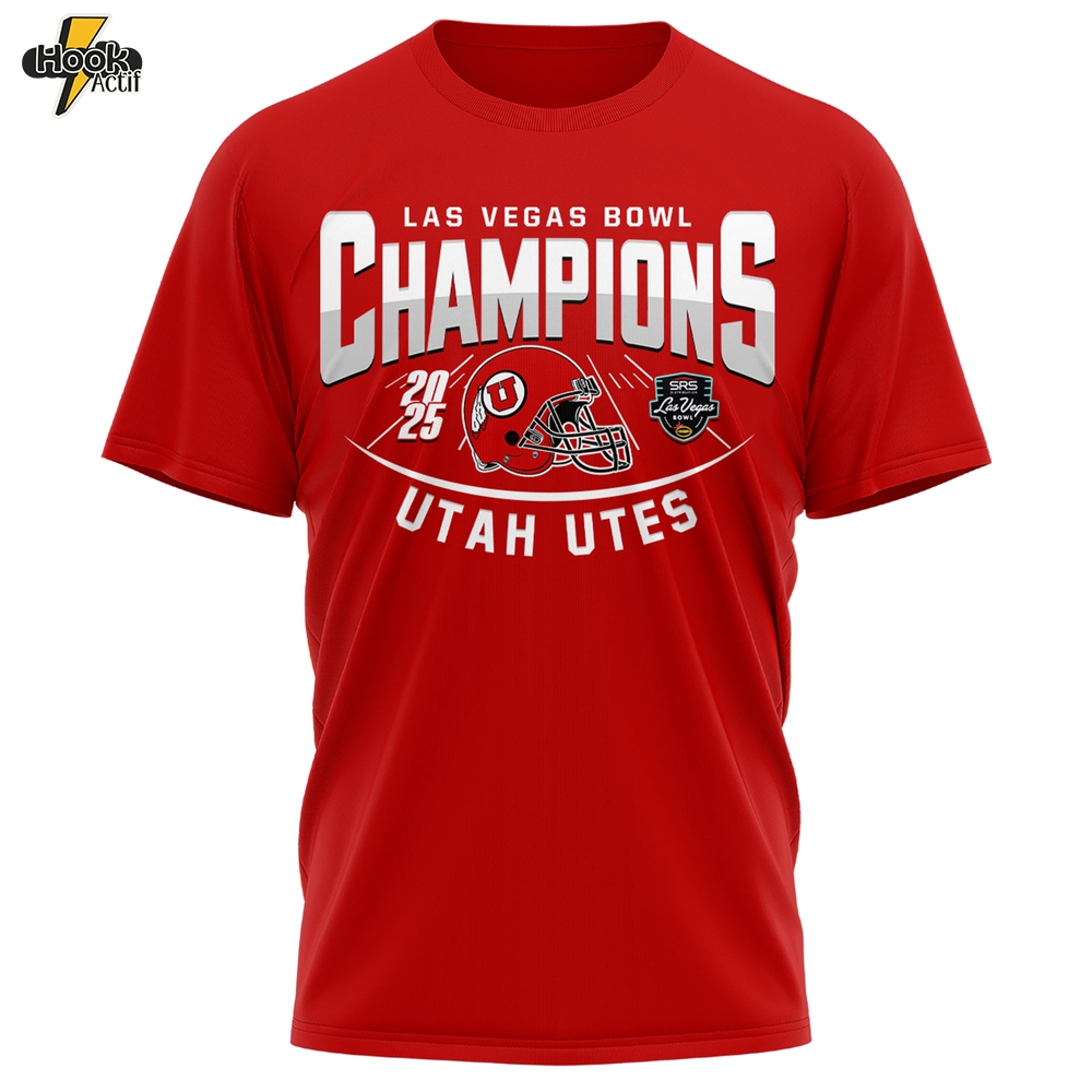 Utah Utes – Las Vegas Bowl Champions T-shirt Utah Utes – Las Vegas Bowl Champions T-shirt