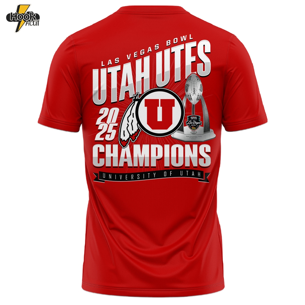 Utah Utes – Las Vegas Bowl Champions T-shirt Utah Utes – Las Vegas Bowl Champions T-shirt