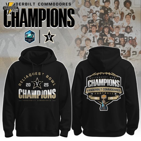 Vanderbilt Commodores – ReliaQuest Bowl Champions Hoodie