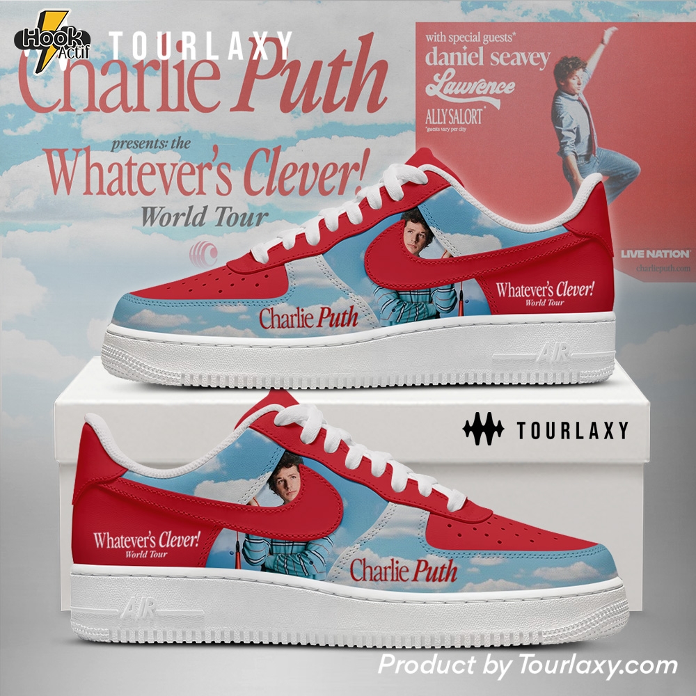 Whatever’s Clever – Charlie Puth Tour 2026 AF1 Shoes Whatever’s Clever – Charlie Puth Tour 2026 AF1 Shoes