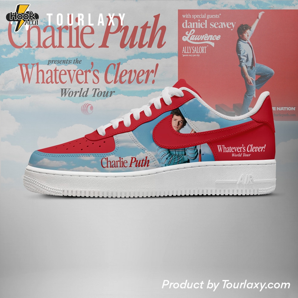 Whatever’s Clever – Charlie Puth Tour 2026 AF1 Shoes Whatever’s Clever – Charlie Puth Tour 2026 AF1 Shoes