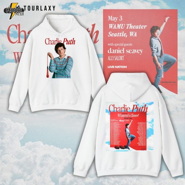 Whatever’s Clever Tour – Charlie Puth Tour 2026 Energy Hoodie