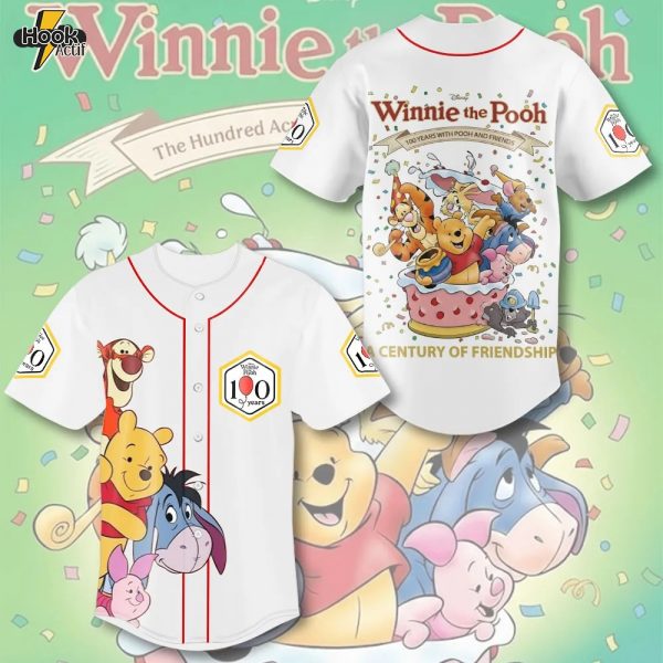 Winnie-the-Pooh 100th Anniversary Baseball Jersey