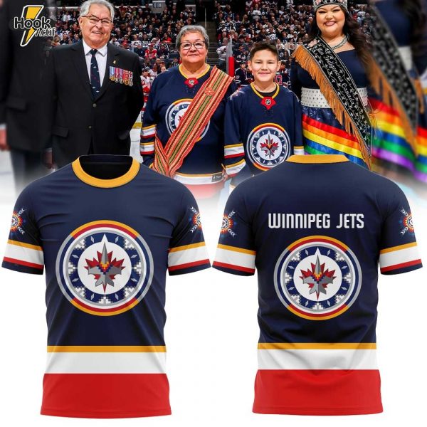 Winnipeg Jets Wasacnews Night 2026 Blue Graphic T-Shirt