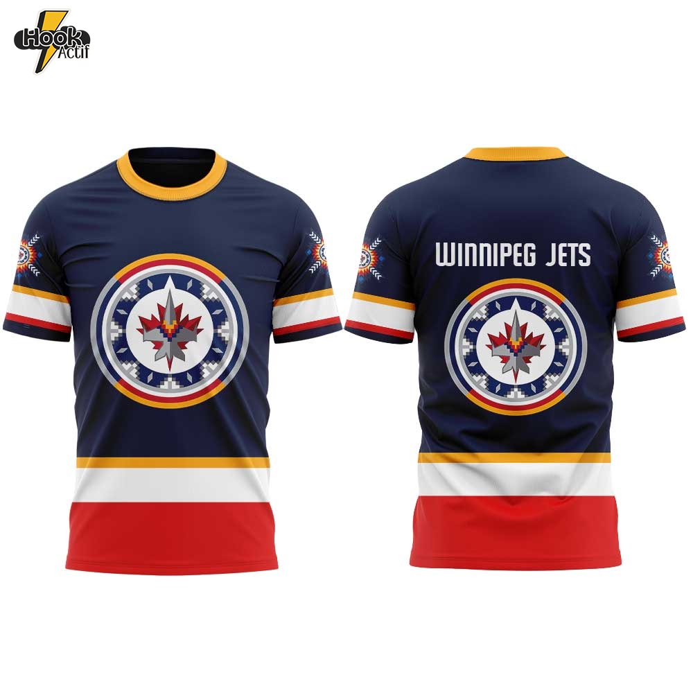 Winnipeg Jets Wasacnews Night 2026 Blue Graphic T-Shirt Winnipeg Jets Wasacnews Night 2026 Blue Graphic T-Shirt