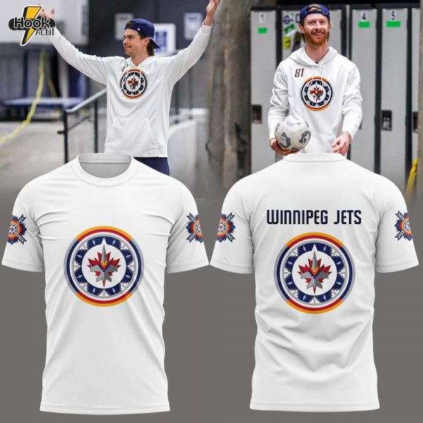 Winnipeg Jets Wasacnews Night 2026 White Graphic T-Shirt