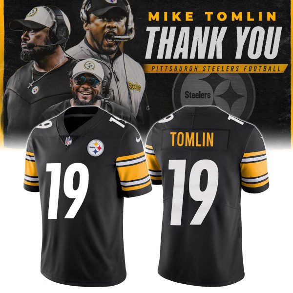 P Steelers x Thank You Coach Tomlin Jersey Limited Edition Selling Out Fast